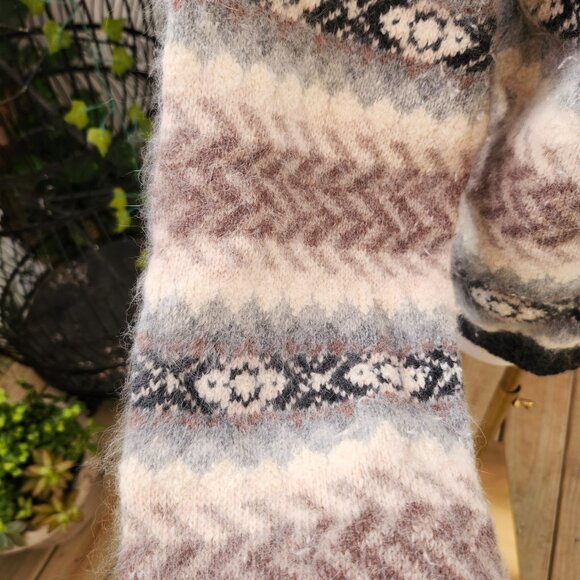 Vintage Valerie Stevens Furblend Angora & Lambswool Button Up Cardigan Sweater - Picture 11 of 15